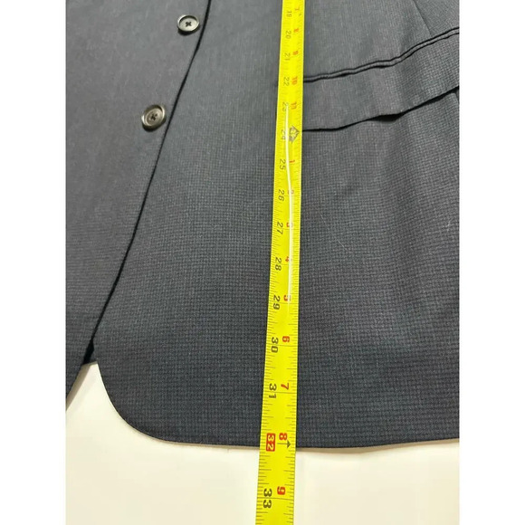 Ermenegildo Zenga 100% Wool Suit Jacket Size 44 Regular Navy Office Business - Picture 6 of 8